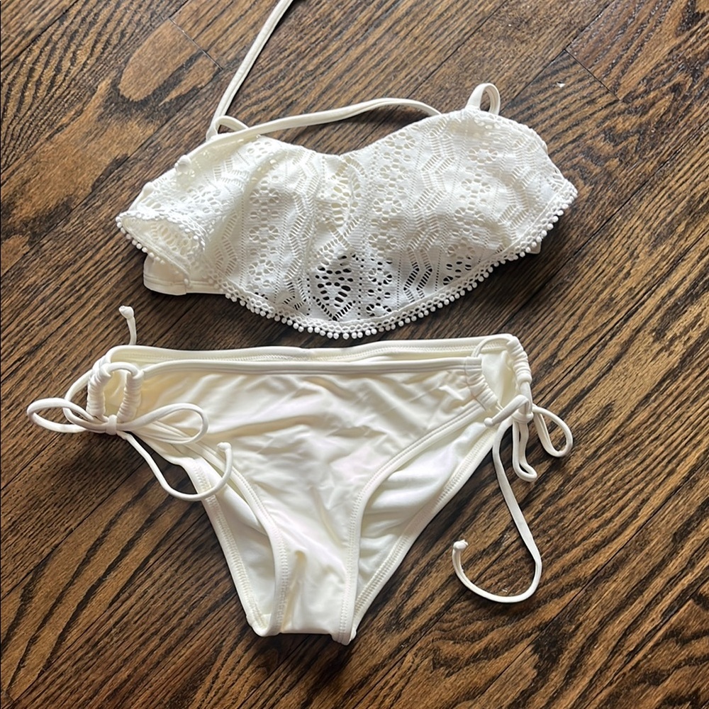 Cream NWT Lace Bikini Set XS/M